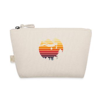 Vintage Mountain Sports Retro Rock Climbing - Organic Pouch - nature - Front