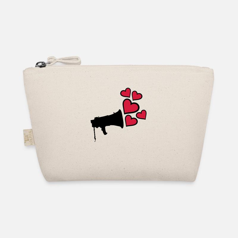 Liebe Megafon Herzen Design Bio-Täschchen