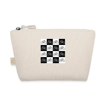 Bicycle checkerboard for cyclists - Organic Pouch - nature - Front