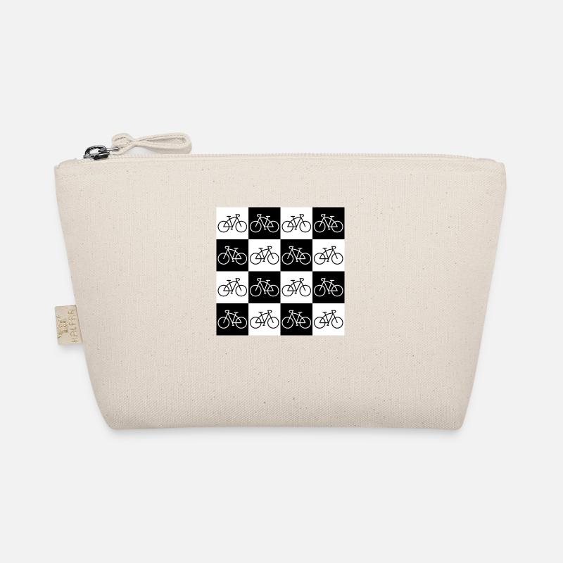 Bicycle checkerboard for cyclists Organic Pouch