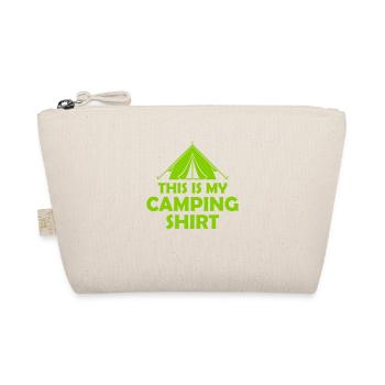 Wilderness Camping Tent Shirt - Organic Pouch - nature - Front