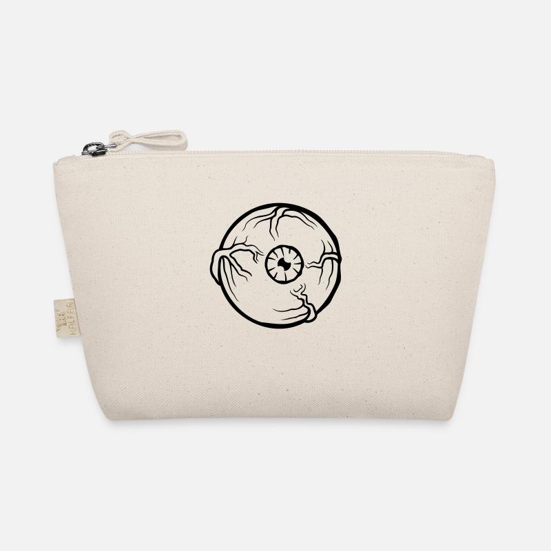 Horror eye large pupil Organic Pouch