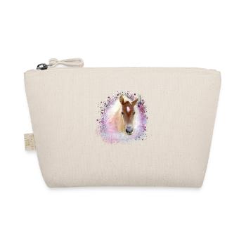 foal,horse,graffiti,painting,watercolor,pony,pink - Organic Pouch - nature - Front