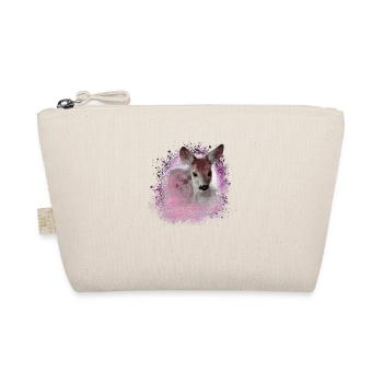 reh rosa,wild,kitz,graffiti,bambi,rehkitz,fohlen - Bio-Täschchen - Natur - Vorne