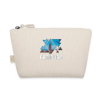 Freiburg Germany City Skyline Home Love - Organic Pouch - nature - Front