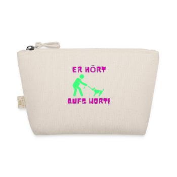 Er hört aufs Wort! - Bio-Täschchen - Natur - Vorne