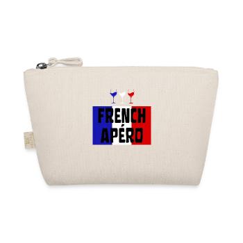 FRENCH APÉRO Vin Français bleu blanc et rouge - Trousse biologique - nature - Devant