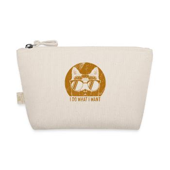 I Do What I Want Cat Lover Cat Owner Animals Pet O - Bio-Täschchen - Natur - Vorne