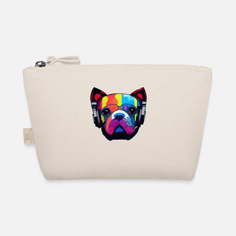 Musik Hund Artwork Design Bio-Täschchen