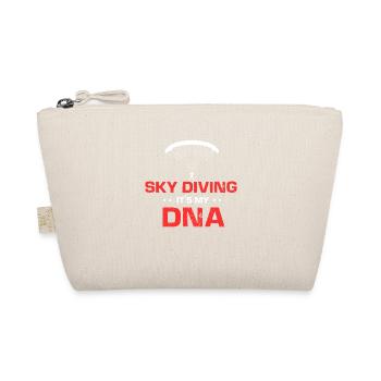 Sky Diving It's My DNA Cool Retro Funny Sky Diver - Bio-Täschchen - Natur - Vorne