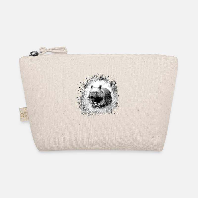 wombat, gris, aquarelle, art, peinture, graffiti Trousse biologique