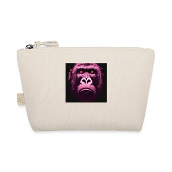 The Sad Monkey - Animal Portrait Pop Art Style - Organic Pouch - nature - Front