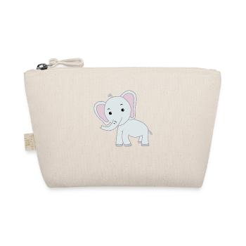 Elephant cute - Trousse biologique - nature - Devant