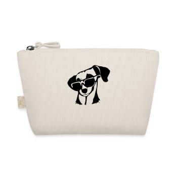 Dachshund Dog Dogs Sunglasses Cool Vector 8 - Organic Pouch - nature - Front