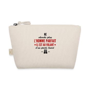l homme parfait est routier / poids lourd - Trousse biologique - nature - Devant