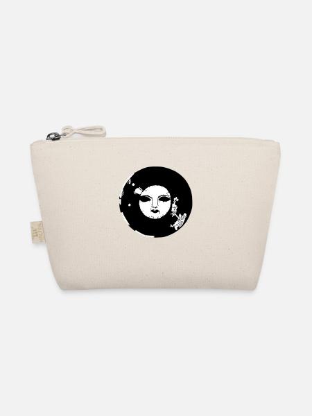 Sun Moon Mosaic Astrology Symbol Vector 06 - Organic Pouch - nature - Front
