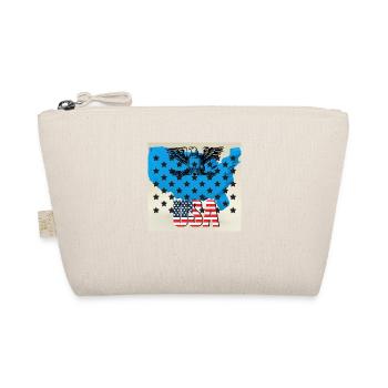 USA, étoiles et ceintures - Trousse biologique - nature - Devant
