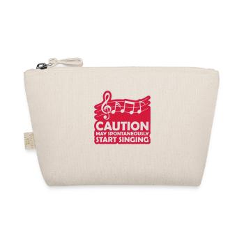 may spontaneously start singing - Organic Pouch - nature - Front