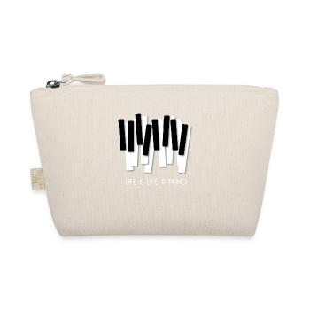 LIFE IS LIKE A PIANO KEYBOARD ART DESIGN - Trousse biologique - nature - Devant