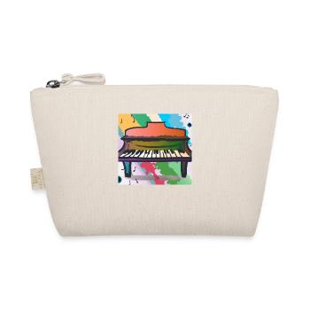 Colourful piano - Organic Pouch - nature - Front