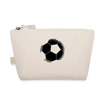 Soccer Fussball - Organic Pouch - nature - Front