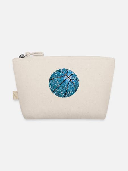 T-shirt mignon de joueur de basket-ball à pois - Drôle - Trousse biologique - nature - Devant