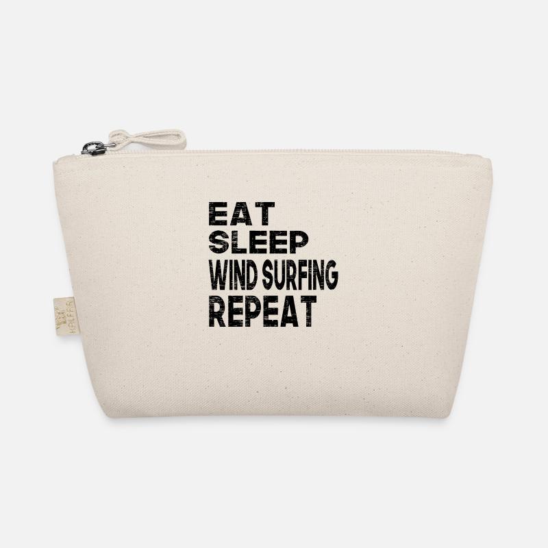 Eat Sleep Wind Surfing Repeat Bio-Täschchen