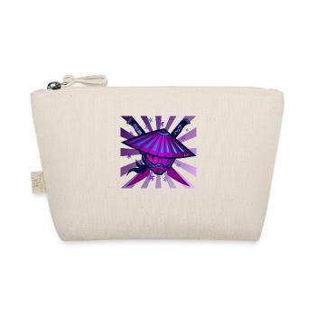 Samurai Monster Schwert Violet - Bio-Täschchen - Natur - Vorne