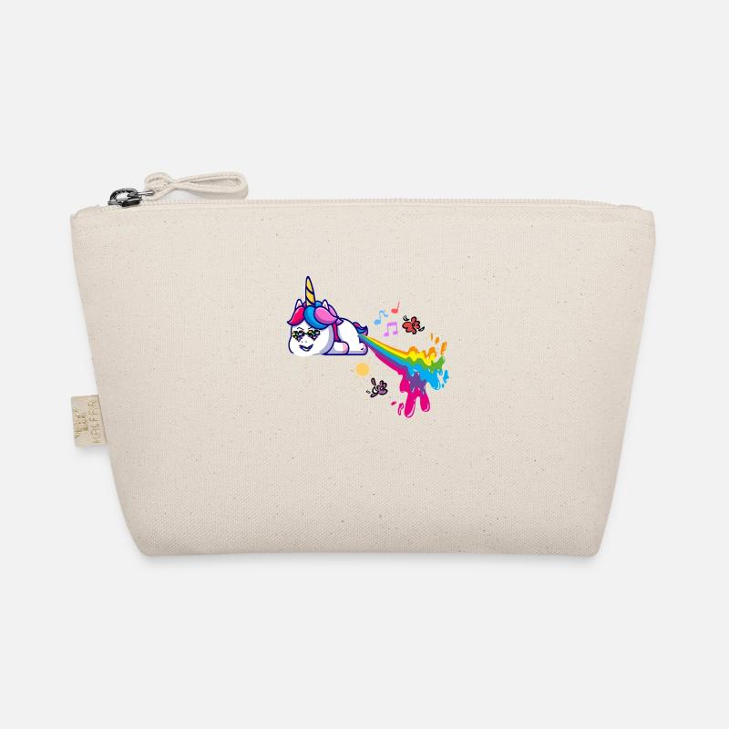 Einhorn,Pupsen,regenbogen, pupsendes einhorn Bio-Täschchen