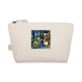 Chats dans le style Van Gogh 2 - Trousse biologique - nature - Devant