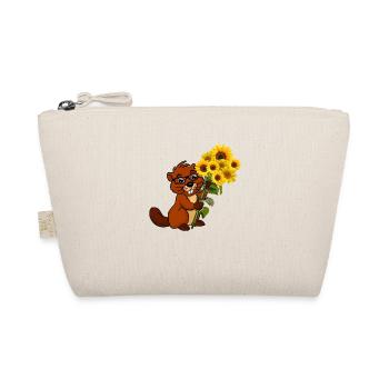 Castor au bouquet de tournesols - Trousse biologique - nature - Devant