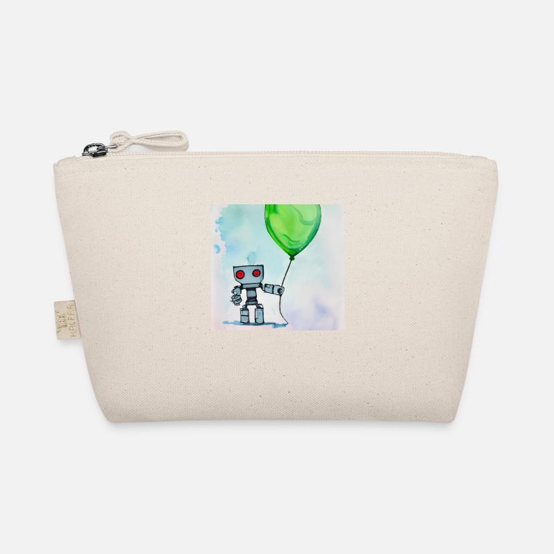 Robot with balloon Organic Pouch