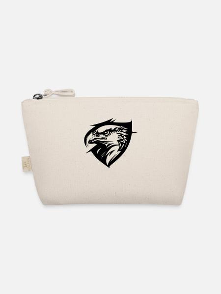 Eagle in profile - Organic Pouch - nature - Front
