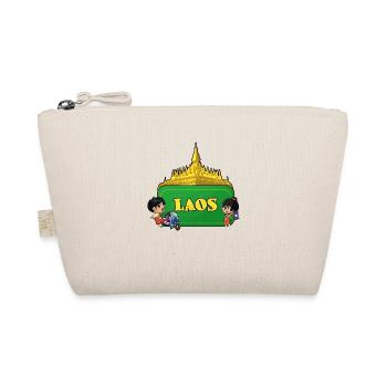 Laos Lao Laotian Girl Dress Lao I Gift - Organic Pouch - nature - Front