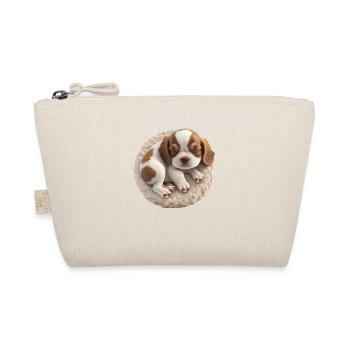 CHIOT QUI DORT : NE PAS DERANGER ! - Trousse biologique - nature - Devant