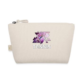 Tennis Player Tennis Player Vintage Retro - Organic Pouch - nature - Front