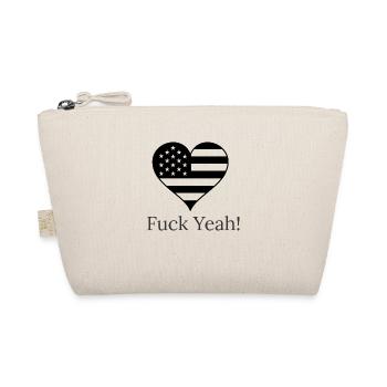 Amerika, Fuck Yeah! - Bio-Täschchen - Natur - Vorne