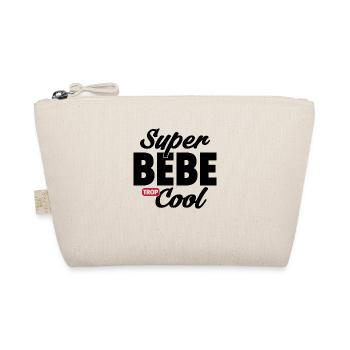 Super bébé / cadeau humour bébé - Trousse biologique - nature - Devant
