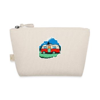 vintage camper car - Bio-Täschchen - Natur - Vorne