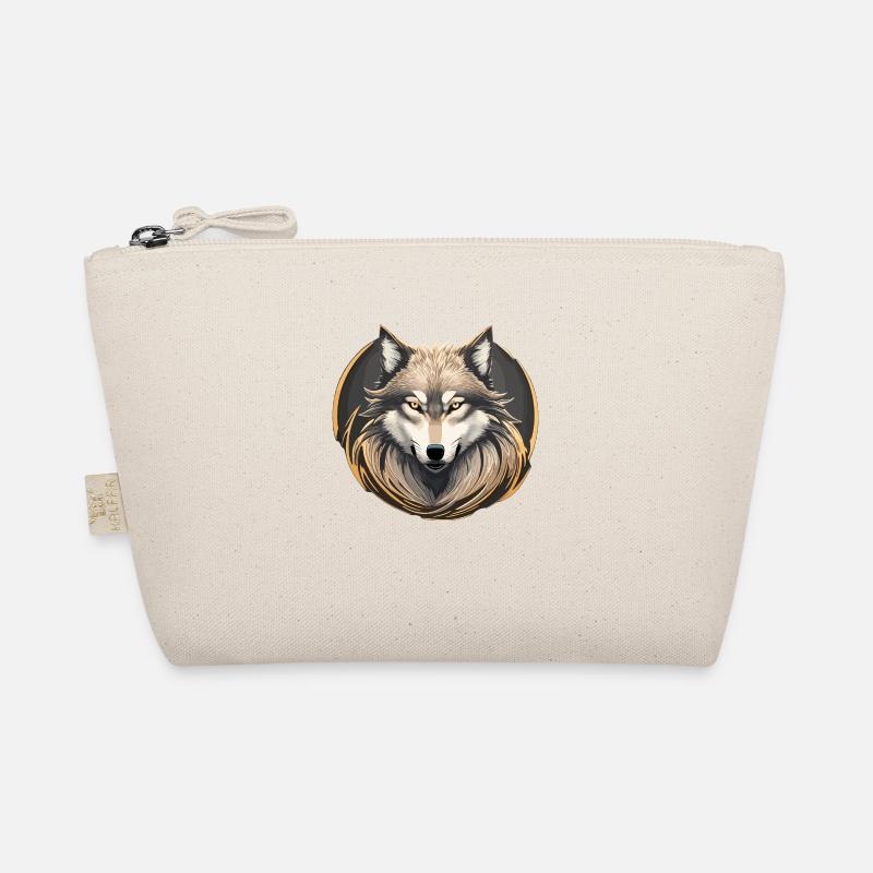 Majestätischer Wolf Bio-Täschchen