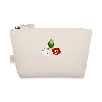 Tazz Talks | Heroes Symbols - Organic Pouch - nature - Front