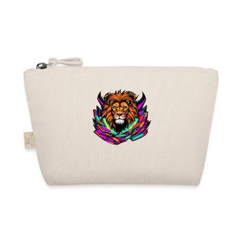 Heart and soul of a lion - Organic Pouch - nature - Front