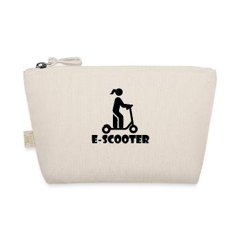 E-Scooter Roller Scooter - Bio-Täschchen - Natur - Vorne