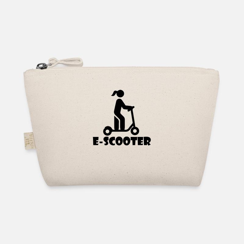 E-Scooter Roller Scooter - Bio-Täschchen - Natur