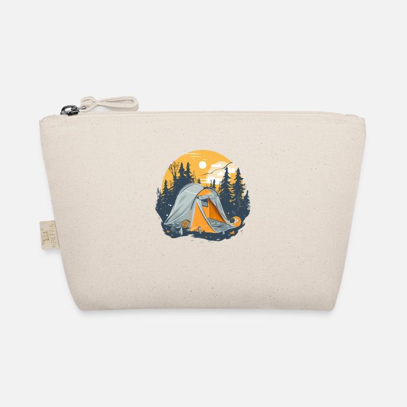 Camping in the forest Organic Pouch