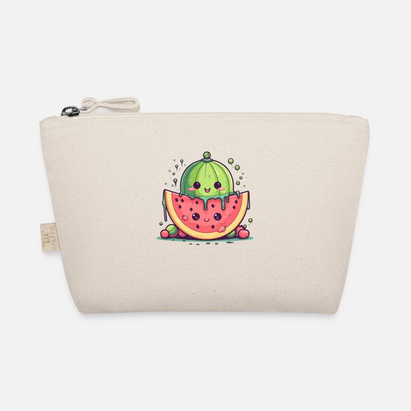 Pastèque et melon kawaii Trousse biologique
