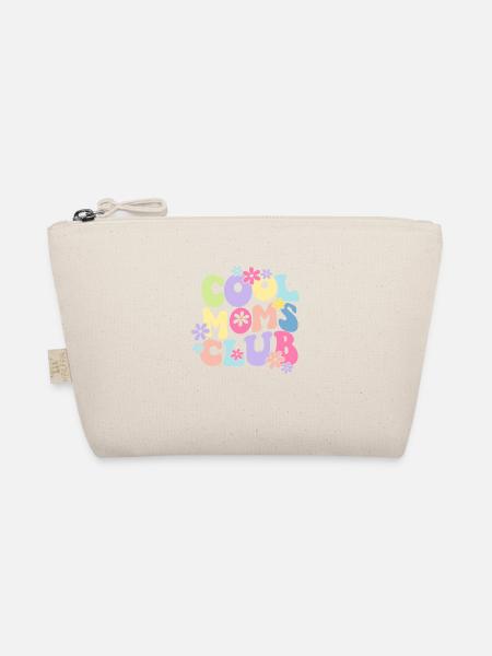 Cool Moms Club with Flowers - Bio-Täschchen - Natur