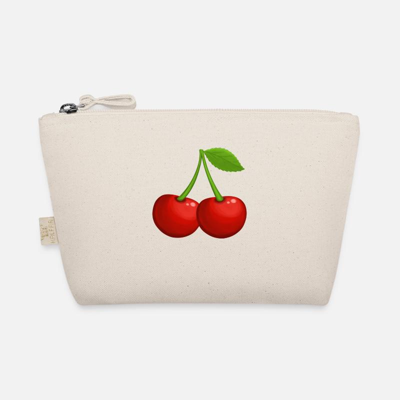 Two sweet red cherries Organic Pouch