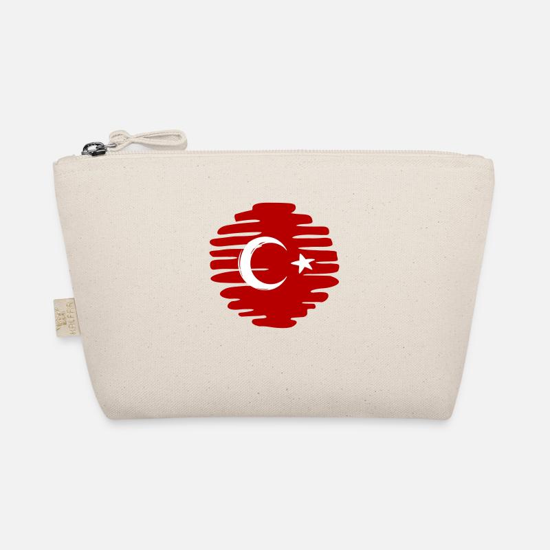 Turkey Turkish Button Point painted dot Organic Pouch