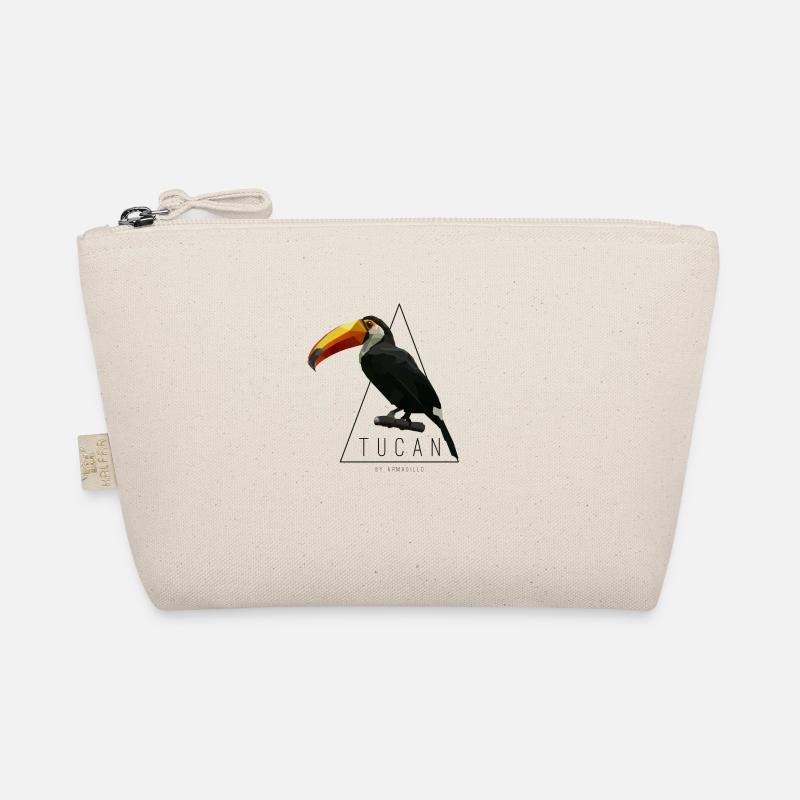 Tucan Low Poly par tatou TShirt Trousse biologique
